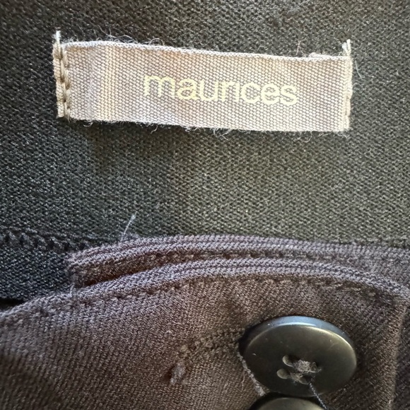 Classic Black Women's Pants/Slacks Maurices - Picture 2 of 4